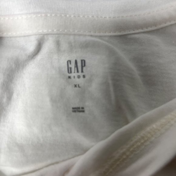 Gap t shirt girls Sz XL colorful sequence logo with tied bow NWT - Picture 4 of 6